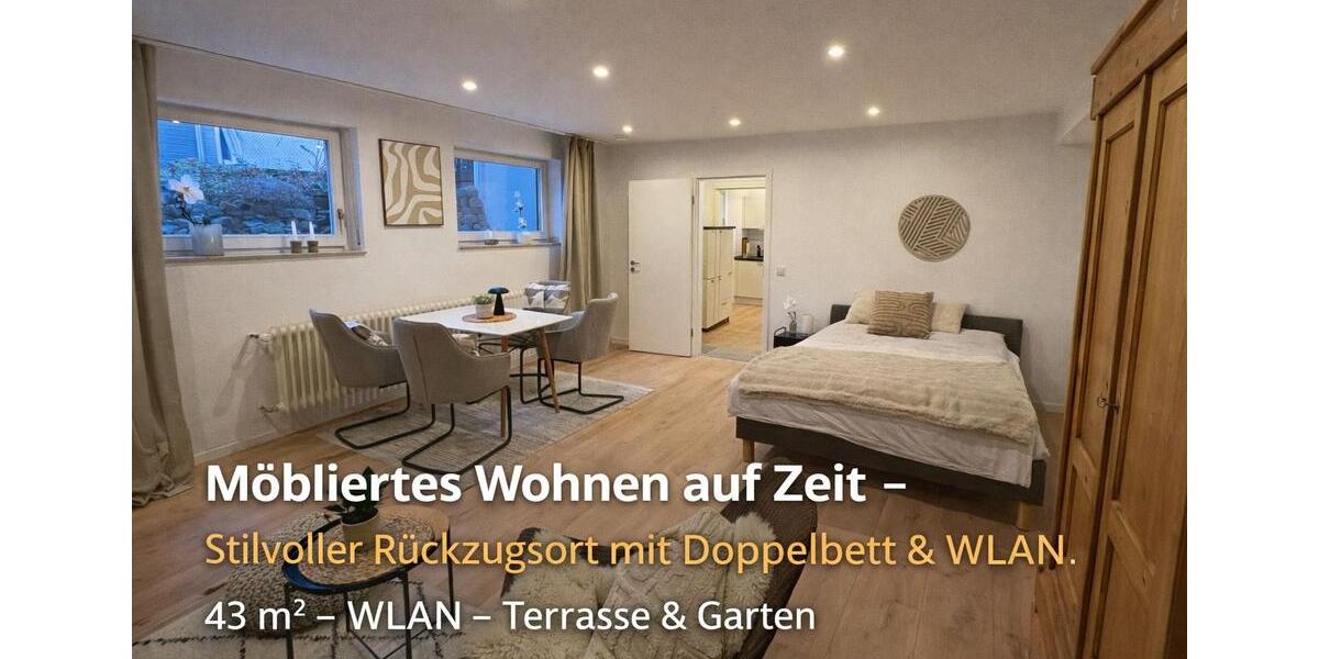 Wohnen auf Zeit Offenbach an der Queich - 1 Zimmer, 43 m&sup2;, 850&euro; | Angebot:24617315