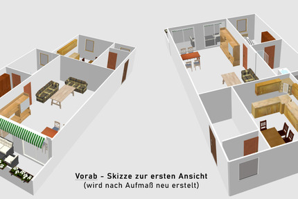 2,5-Zi. Wohnung, Gäste-WC Balkon, gr. EBK, 2. OG DU-Großenbaum 2.5 zimmer