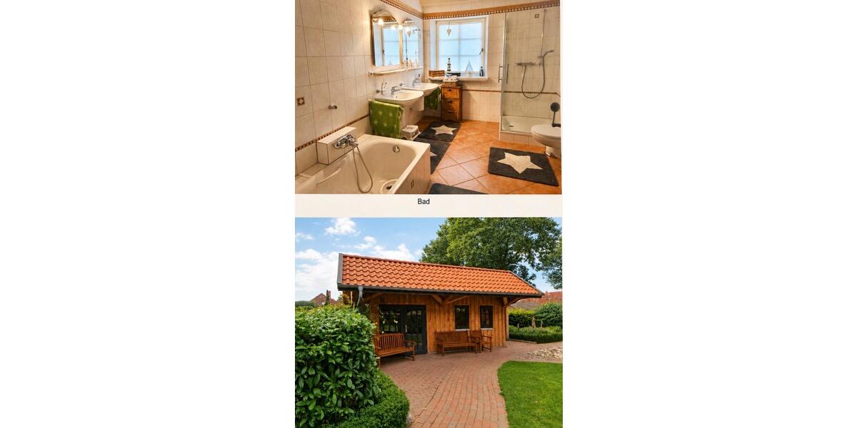 Erdgeschoßwohnung Barßel - 2 Zimmer, 125 m&sup2;, 1.080&euro; | Angebot:26534861