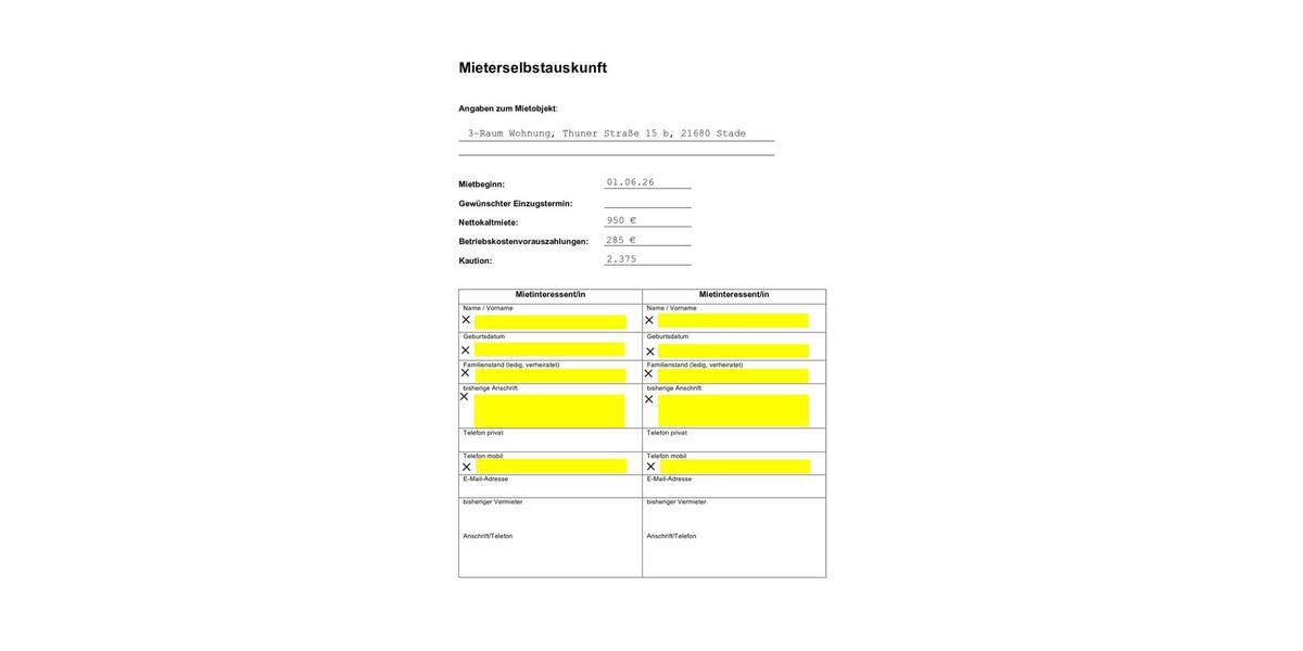 Dachgeschoßwohnung Stade Altländer Viertel - 3 Zimmer, 90 m&sup2;, 950&euro; | Angebot:25640684