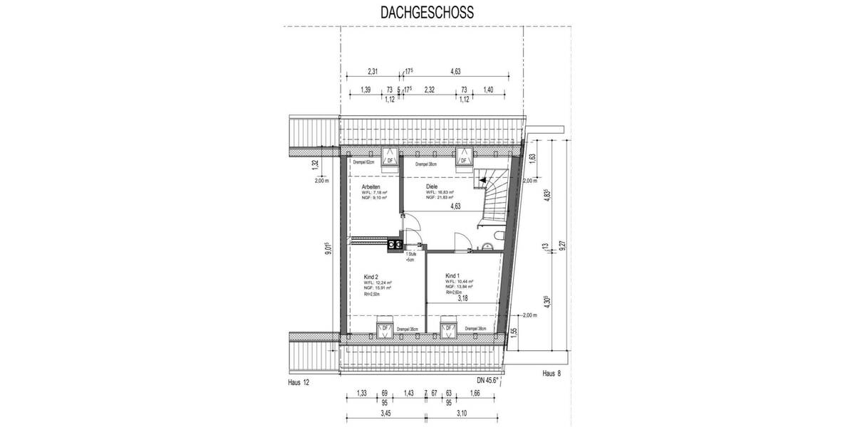Reihenmittelhaus Oschatz - 6 Zimmer, 164 m&sup2;, 1.100&euro; | Angebot:24778476