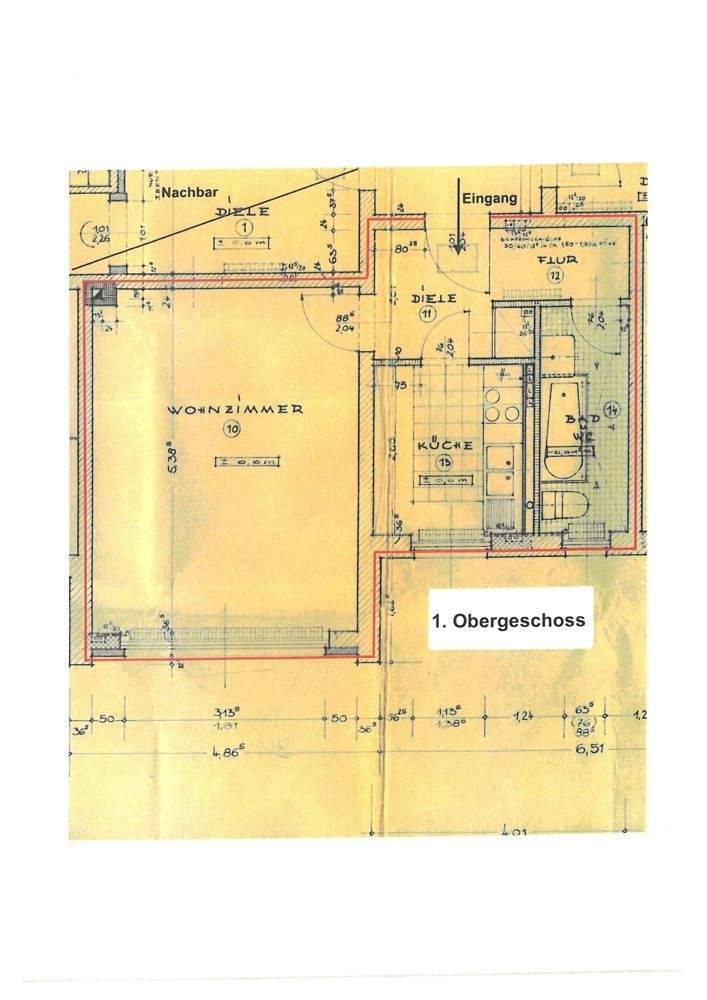 Schicke Single-Wohnung 1 zimmer