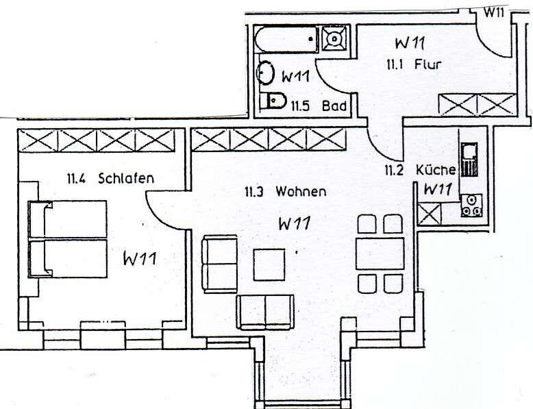 Dachgeschoßwohnung Görlitz - 2 Zimmer, 73 m&sup2;, 799&euro; | Angebot:24380253