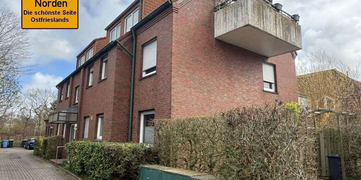 Etagenwohnung Norden - 3 Zimmer, 58 m&sup2;, 490&euro; | Angebot:26120354