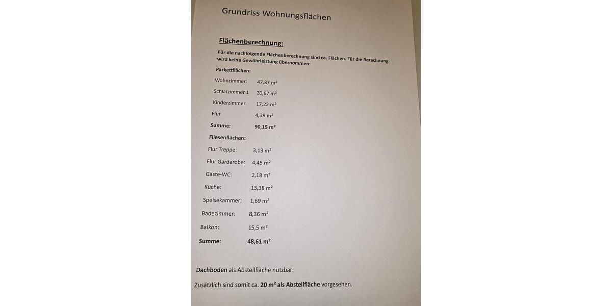 Etagenwohnung Karben - 3 Zimmer, 120 m&sup2;, 1.300&euro; | Angebot:24793314