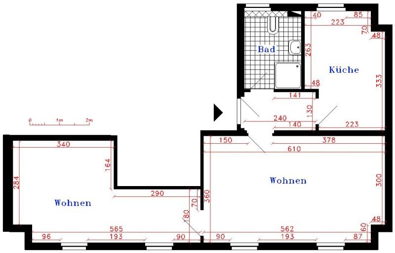 Dachgeschoßwohnung Lunzenau - 2 Zimmer, 56 m&sup2;, 305&euro; | Angebot:10141663