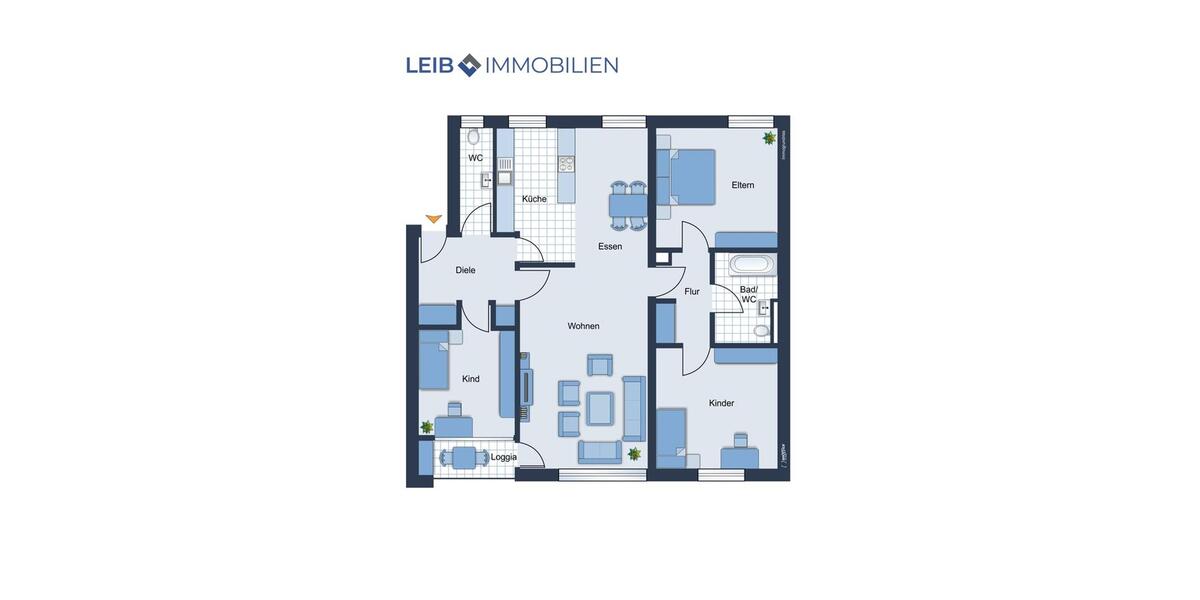 Etagenwohnung Coburg - 4 Zimmer, 92 m&sup2;, 830&euro; | Angebot:26665963
