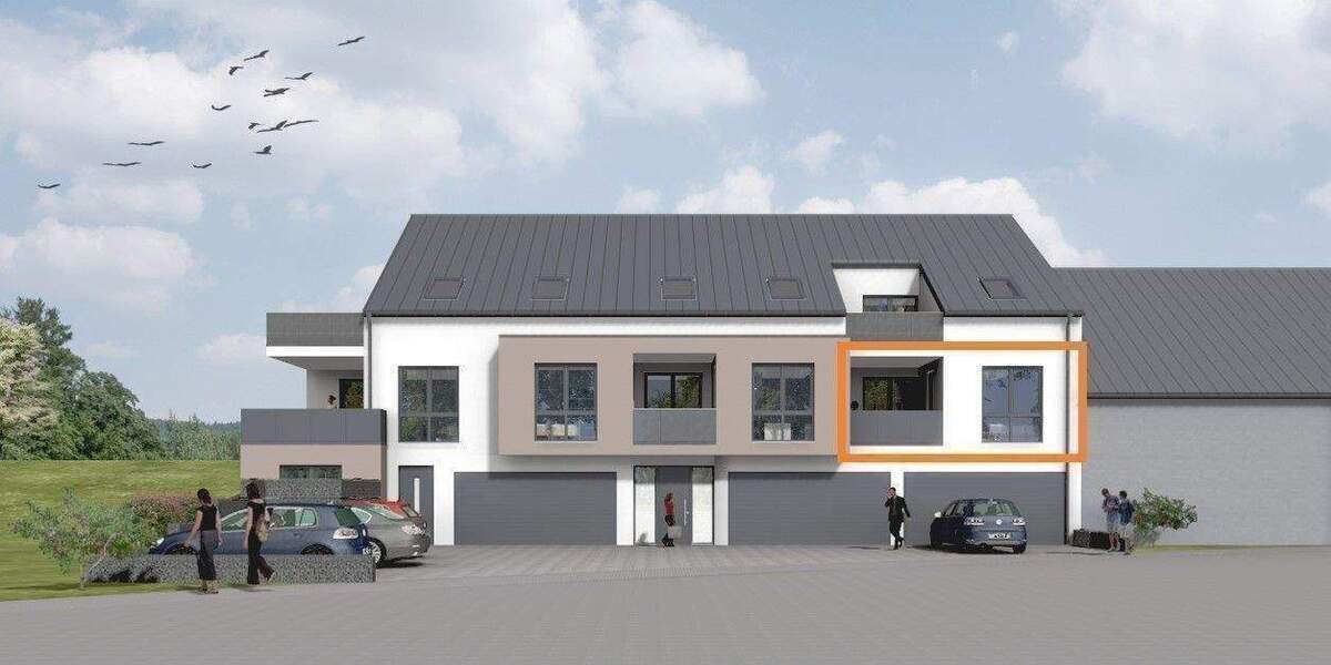 Etagenwohnung Konz Obermennig - 4 Zimmer, 90 m&sup2;, 1.100&euro; | Angebot:26684530