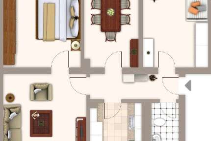 Wohnung zum Mieten in Mönchengladbach 599 € 63.97 m²