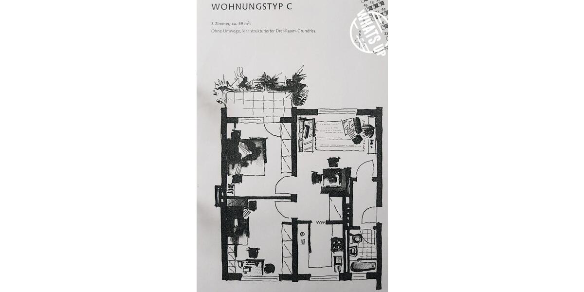 Wohnung am Rastpfuhl-Carrée 3 zimmer