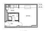 Dachgeschoßwohnung Berlin Friedrichshain-Kreuzberg - 1 Zimmer, 30 m&sup2;, 850&euro; | Angebot:26645858