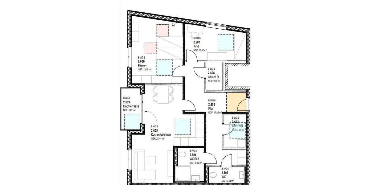 Etagenwohnung Lotte Büren - 3 Zimmer, 94 m&sup2;, 1.128&euro; | Angebot:26673005