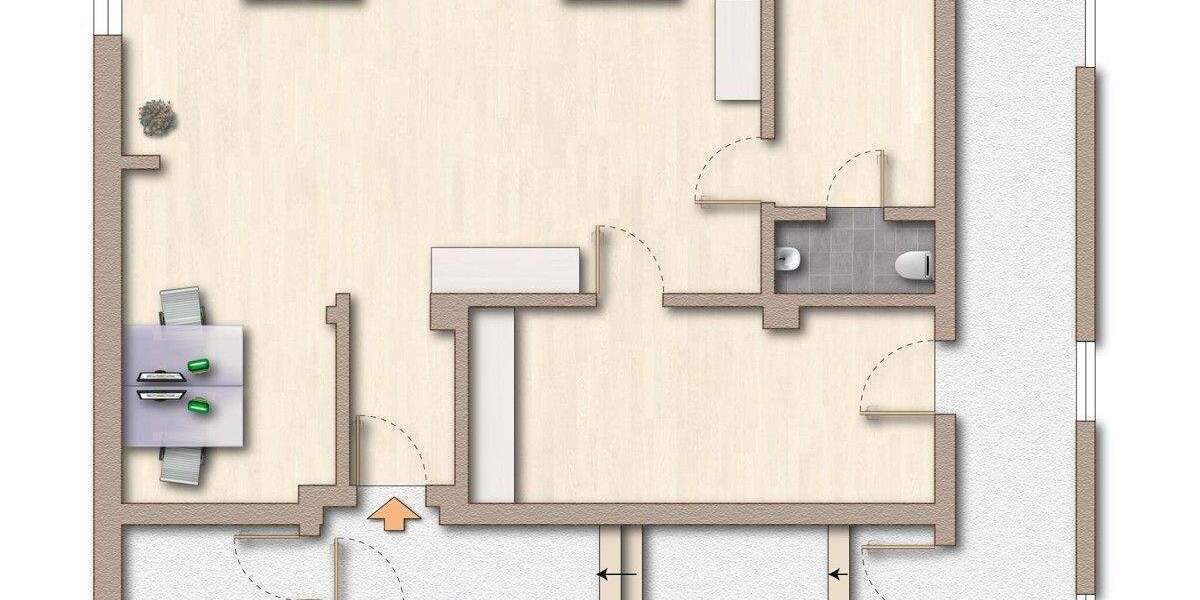 Gewerbeobjekt Kronberg im Taunus Kronberg - 3 Zimmer, 90 m&sup2;, 1.100&euro; | Angebot:25836482