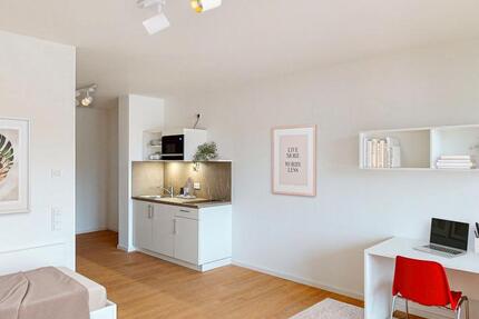 Möbliertes 1-Zimmer-Apartment mit Einbauküche und Balkon zimmer