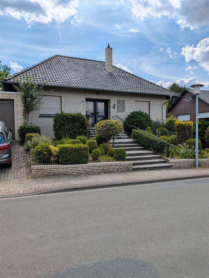 Renovierte 4 - ZKB Wohnung mit Gartenanteil in einer der schönsten Lagen von Steinfeld - Am Ziegeleiteich
