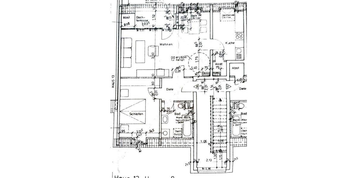 Dachgeschoßwohnung Krefeld Benrad - 2 Zimmer, 65 m&sup2;, 565&euro; | Angebot:26265928