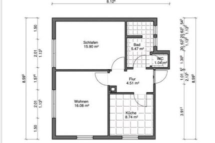 2 Zimmer EG Wohnung Zentral in Welzheim