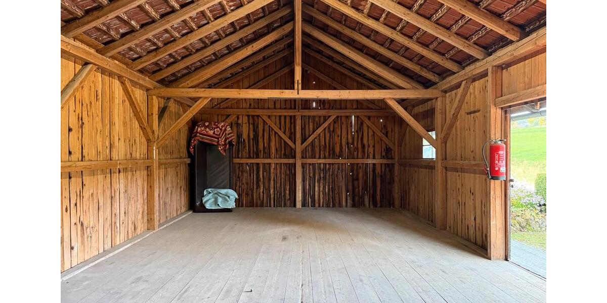 Lagerhaus (ca. 72 m²) mit Stromanschluss und Laderampe zimmer