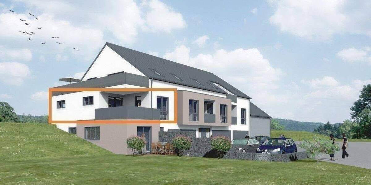 Etagenwohnung Konz Obermennig - 4 Zimmer, 90 m&sup2;, 1.100&euro; | Angebot:26796863