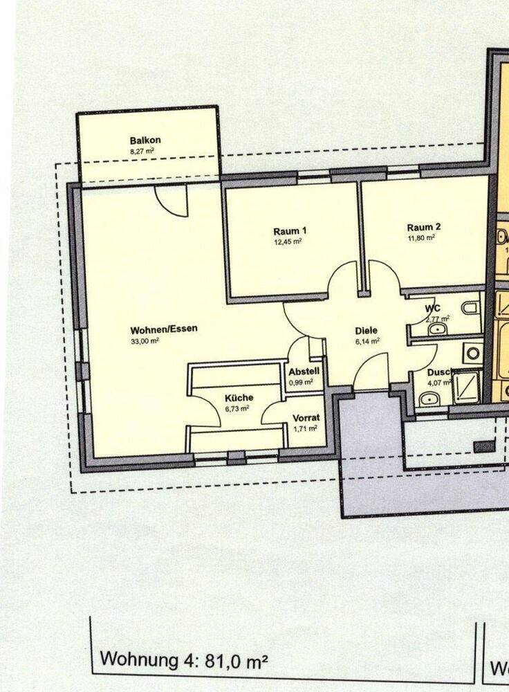 3 Zimmer Wohnung - TOP-Lage - Zentrum - Knickwall