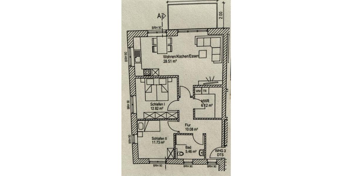 Etagenwohnung Neuenkirchen-Vörden Vörden - 3 Zimmer, 79 m&sup2;, 911&euro; | Angebot:25421697