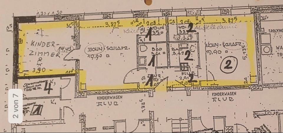 Terrassenwohnung Bochum Bochum-Mitte - 3 Zimmer, 80 m&sup2;, 1.397&euro; | Angebot:26517471