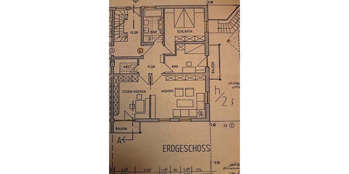 Erdgeschoßwohnung Deggendorf - 3 Zimmer, 84 m&sup2;, 830&euro; | Angebot:25868399