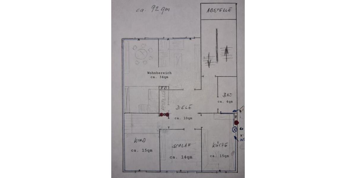 Etagenwohnung Hof Altstadt - 3 Zimmer, 92 m&sup2;, 598&euro; | Angebot:26633294