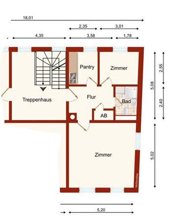 Etagenwohnung Grabow - 2 Zimmer, 52 m&sup2;, 340&euro; | Angebot:26455068