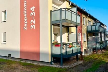 Duschbad mit Fenster und Balkon 2 zimmer