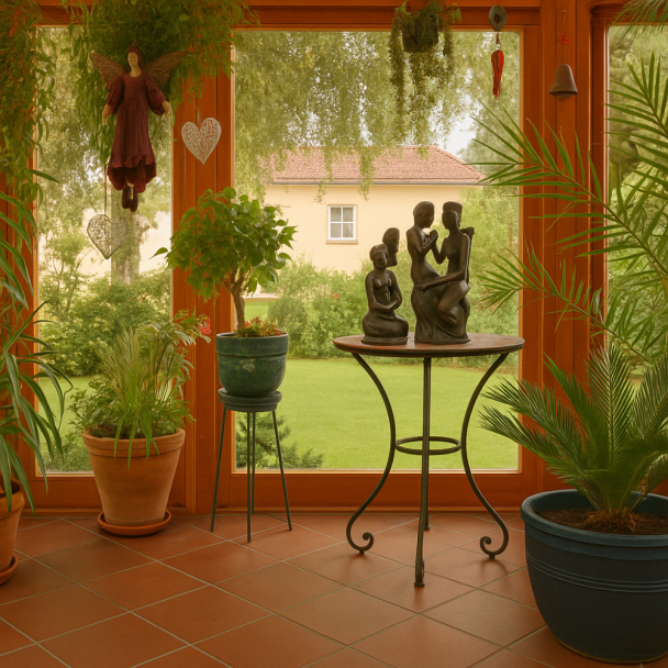 Großgrabe -Wintergarten und Terrasse vom Feinsten