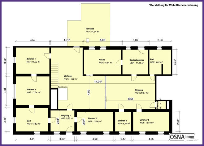 Bauernhaus, Landhaus Belm / Vehrte Vehrte - 6 Zimmer, 216 m&sup2;, 1.900&euro; | Angebot:26554756