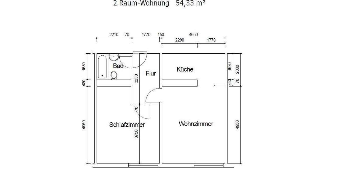 Der Innenstadt von Suhl so nah... 2 zimmer