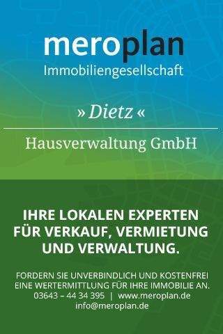 Gewerbeobjekt Weimar Westvorstadt - 2 Zimmer, 58 m&sup2;, 560&euro; | Angebot:25661197