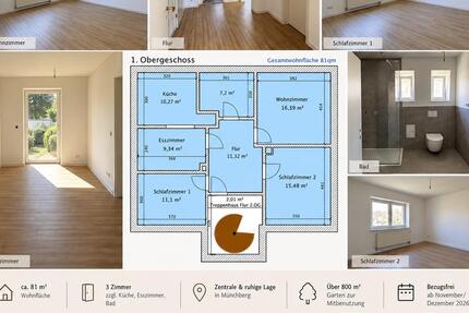 Wohnung Münchberg - 3 Zimmer, 81 m&sup2;, 700&euro; | Angebot:27582396