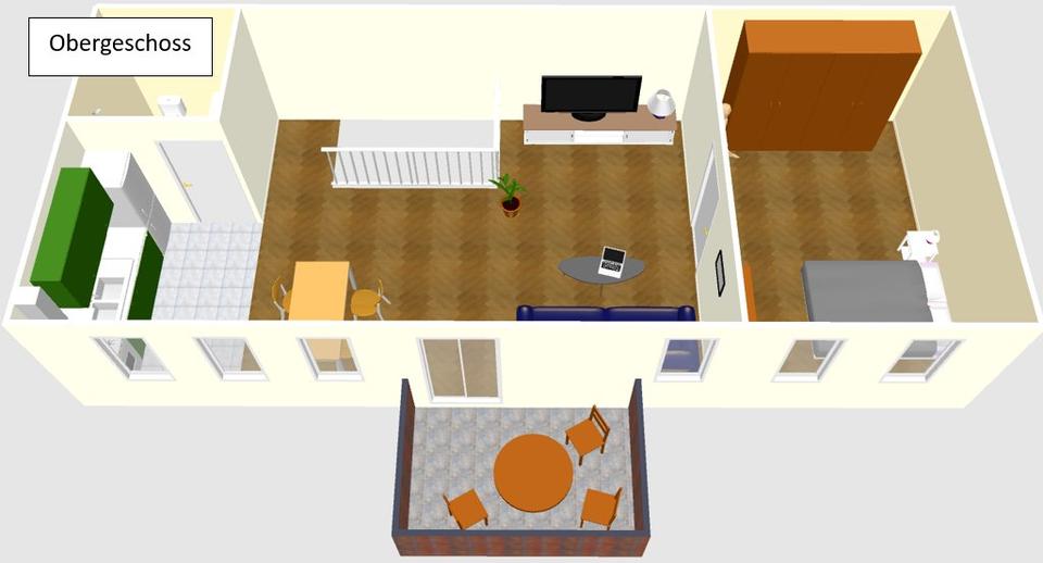 Maisonettenwohnung Bad Frankenhausen/Kyffhäuser Kyffhäuser - 5 Zimmer, 90 m&sup2;, 620&euro; | Angebot:26634655