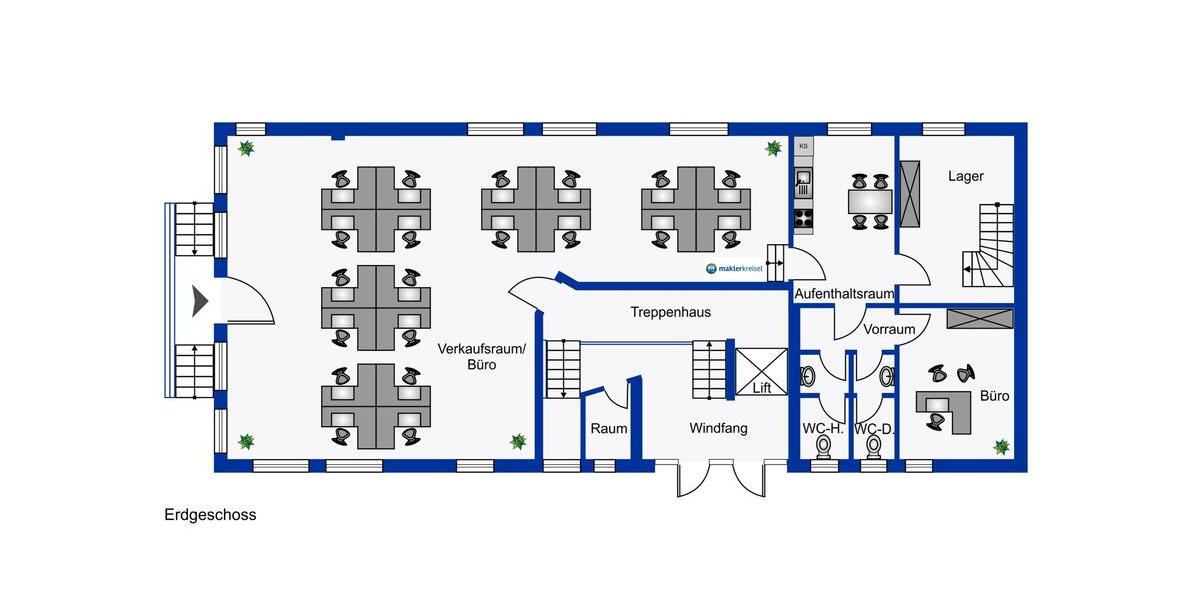 Gewerbeobjekt Esens - 1.850&euro; | Angebot:26532234