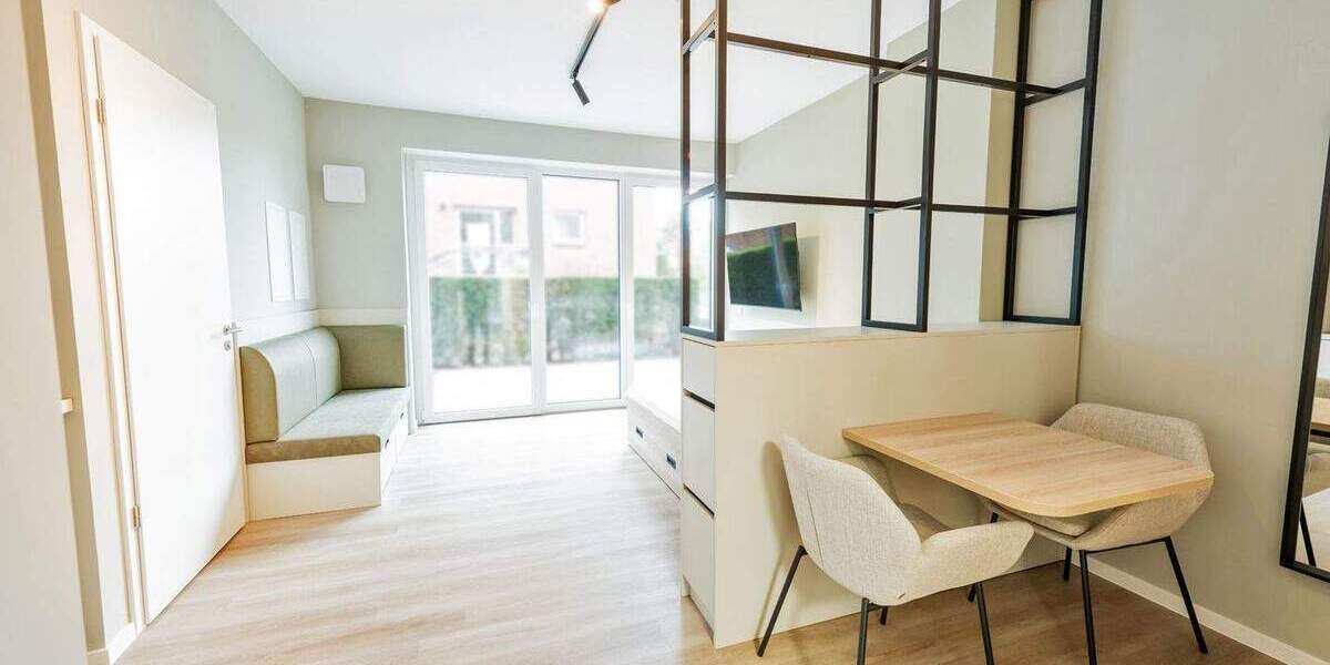 Terrassenwohnung Münster Mauritz - 1 Zimmer, 36 m&sup2;, 995&euro; | Angebot:23967264