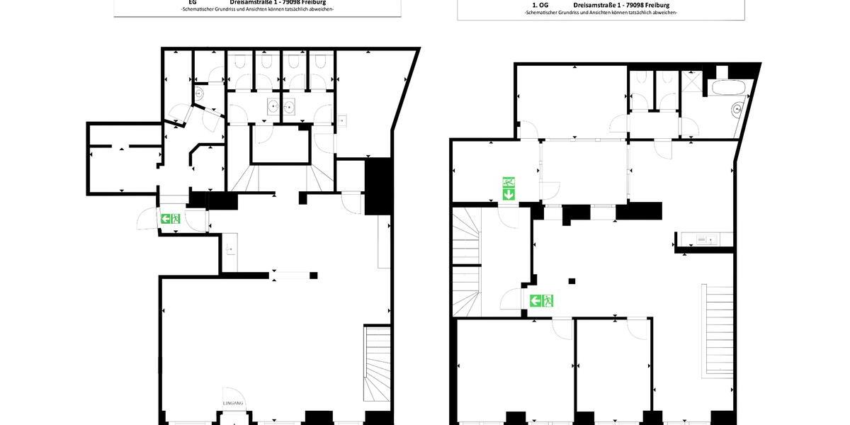 Büro mit Ladenlokal in prominenter Lage in der Freiburger Altstad zimmer