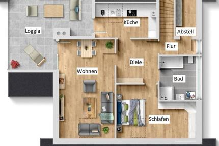Wohnung Osterode am Harz - 2 Zimmer, 85 m&sup2;, 600&euro; | Angebot:25232029
