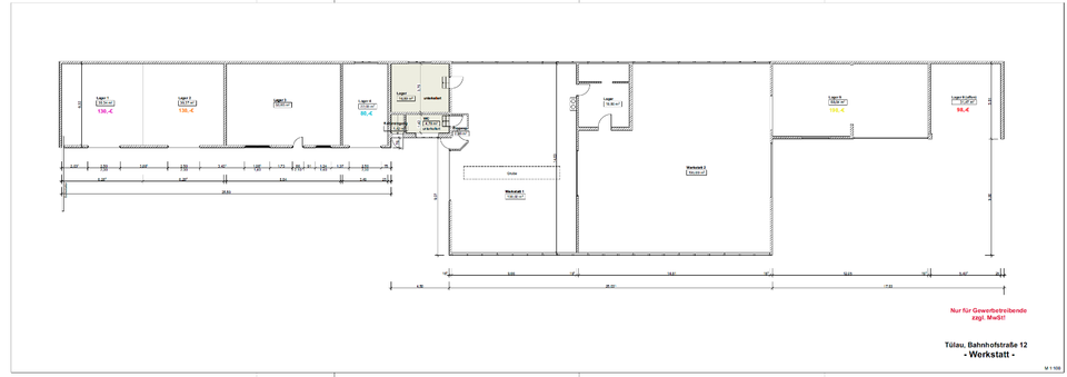 Gewerbeobjekt Tülau - 65&euro; | Angebot:25331295