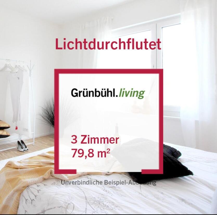 Lichtdurchflutet: komfortable 3-Zimmer-Wohnung mit Balkon (#10)
