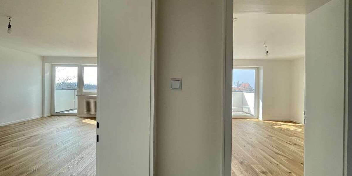 Etagenwohnung Ingolstadt Brückenkopf - 3 Zimmer, 82 m&sup2;, 1.189&euro; | Angebot:26732827