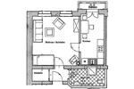 Etagenwohnung Riesa Neuweida - 1 Zimmer, 40 m&sup2;, 278&euro; | Angebot:26477176