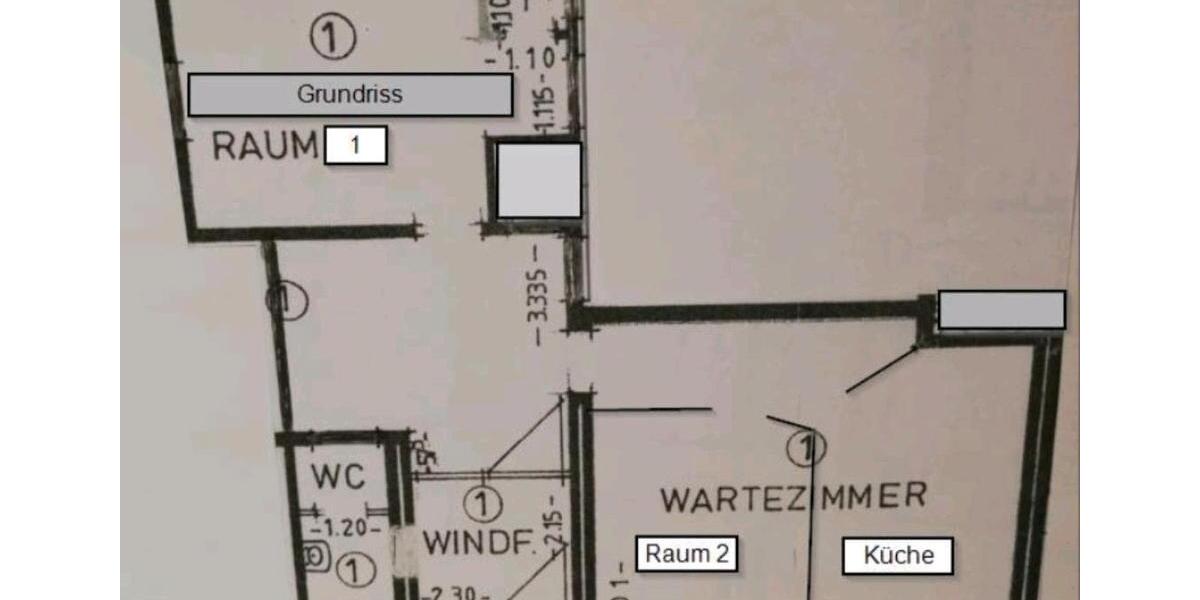 zu vermieten schöne Büro- Praxisräume oder als Wohnung 2 zimmer