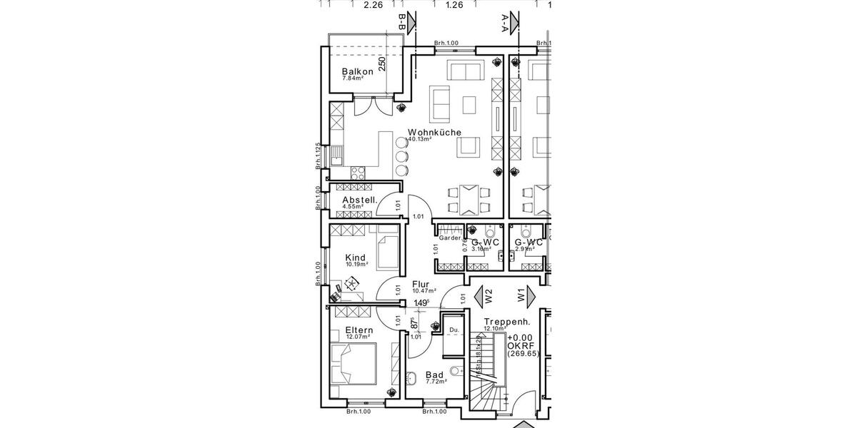 Erdgeschoßwohnung Selters (Westerwald) - 3 Zimmer, 90 m&sup2;, 1.200&euro; | Angebot:26647781