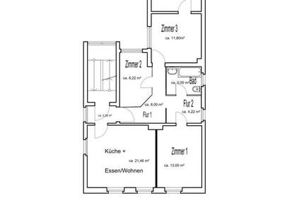 Erstbezug nach Kernsanierung – großzügige 4-Zimmer-Wohnung mit 91 zimmer