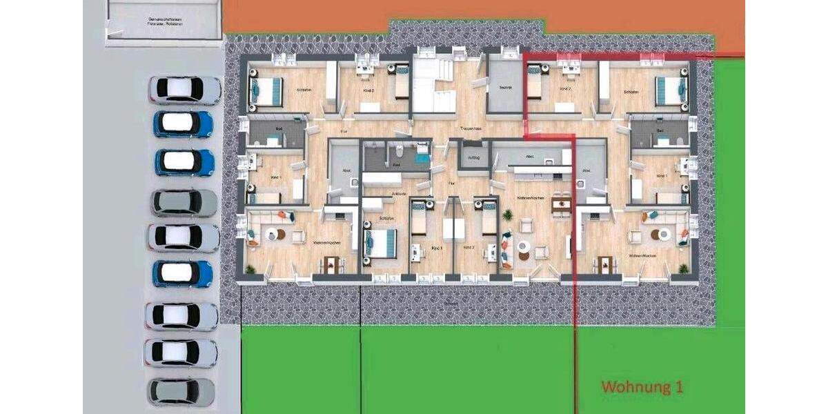 Erdgeschoßwohnung Bispingen - 4 Zimmer, 110 m&sup2;, 1.320&euro; | Angebot:25656793