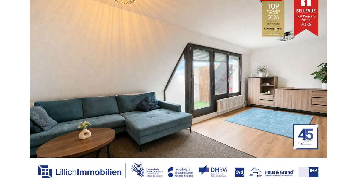Etagenwohnung Kornwestheim - 2.5 Zimmer, 50 m&sup2;, 650&euro; | Angebot:27253347