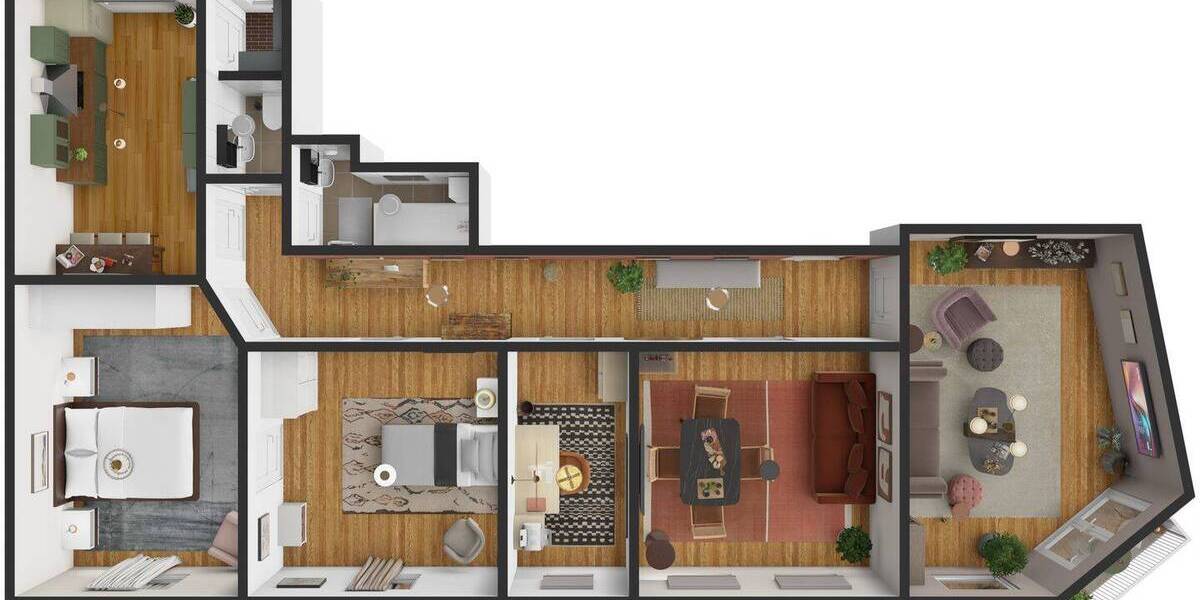 Etagenwohnung Hamburg St. Pauli - 4 Zimmer, 98 m&sup2;, 1.421&euro; | Angebot:26156547